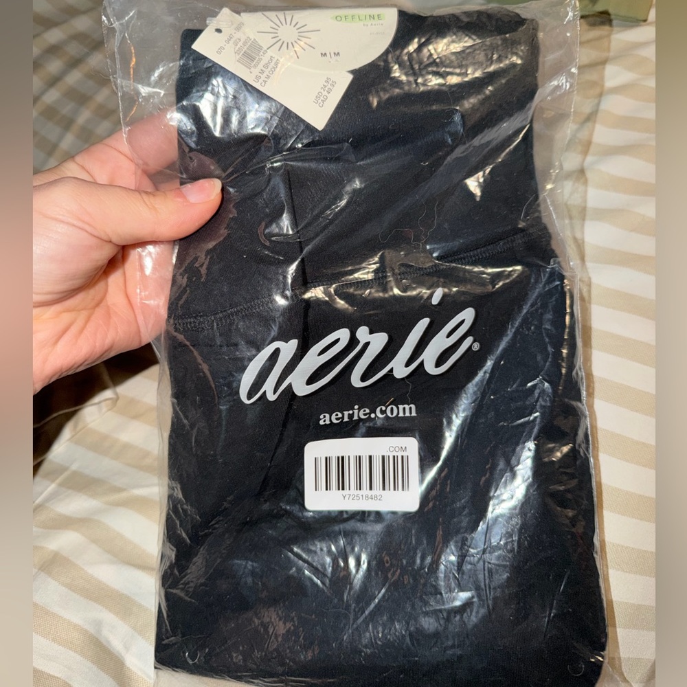 Aerie Classic Black Leggings - Short